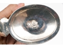Antique English Victorian Silverplate Nautilus Spoon Warmer
