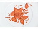 Herend Hungary Hand-Painted Dinner Service For Fourteen,  Rust Chinese Bouquet (AOG) Pattern
