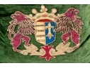 Pair Of Accent Pillows With Heraldic Motifs