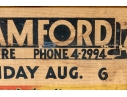 Collection Of Seven 1930's Stamford Theatre Movie Posters And  A 1953 Movie Poster