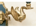 Pair Of French Empire Style Brass Wall Sconces