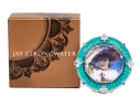 Jay Strongwater Small Round Frame, Boxed 