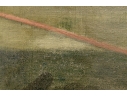 Large Antique Oil On Canvas, 