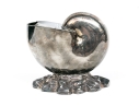 Antique English Victorian Silverplate Nautilus Spoon Warmer 