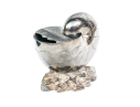 Antique English Silverplate Nautilus Spoon Warmer