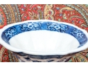 Pair Of Decorative Blue And White Porcelain Vases