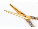 Well Cast Pair Of French Sterling Handled Grape Shears