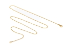 9k Yellow Gold Simple Fine Curb Link Chain