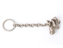 Kieselstein-Cord Sterling Silver Fun Flying Cow Key Chain