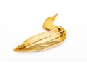 Tiffany & Co. 18k Yellow Gold Angela Cummings Lovely Inlaid Duck Brooch, With Box