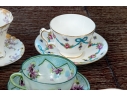 Collection Of Fourteen English Teacups And Saucers