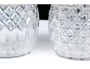 Two Antique Cut Glass And Silverplate Biscuit Jars