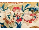 Antique French Aubusson Accent Pillow
