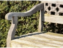 Elegant Teak Bench (1 Of 2)
