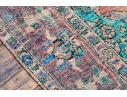 HAND KNOTTED WOOL PERSIAN OVER DYE CARPET, 9-7