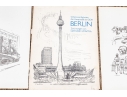 Vintage 1973-74 DDR Portfolio Of Prints Along With A Collection Of Other Prints