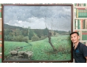 Austin Signed Oil On Canvas Painting, Landscape, '81