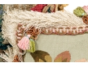 Two Accent Pillows, Including An 18th C. Tapestry Fragment Embroidered Onto A Later Needlepoint Pillow