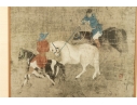 Framed Print “Tribute Horses” After Yuan Dynasty Painting