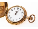 14K Small Vintage Floral Pocketwatch