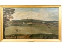 Large Antique Oil On Canvas, 