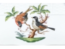 Herend Hungary Hand-Painted Porcelain Centerpiece Bowl, Rothschild Bird (RO) Pattern