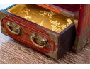 Diminutive Chinese Jewelry Chest With Inlaid Plaques