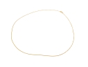 9k Yellow Gold Simple Fine Curb Link Chain