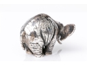 Buccellati Sterling Silver Miniature Delightful Standing Elephant, Retail $660