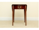 Pair Kindel Winterthur Collection Mahogany Inlaid Pembroke Tables