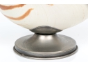 Nautilus Shell Specmin With Pewter Footed Base