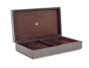 Gucci Handsome Vintage Brown Leather Trinket Box