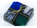 Five Sets Of Coasters With Art Glass