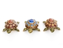 Collection Of Three Jay Strongwater Tiny Turtle Boxes