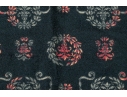 Loro Piana Beautiful Black Cashmere And Suede Edged Throw