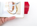 Cartier Trinity Motif Limoge Porcelain Trinket Tray, With Box