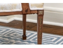 Quality Hepplewhite Style Painted Medallion Back Armchair
