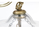 Elegant Glass And Brass Pendant Light