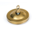 Elegant Glass And Brass Pendant Light