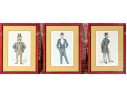 Set Of Six Leslie Matthew Ward (British, 1851-1922) Lithographic Prints