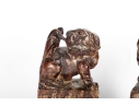 Vintage Carved Soapstone Asian Foo Dog Bookends