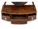 George III Mahogany Shaving Mirror, Ca 1790 - 1810