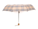Burberry Nova Check Two Piece Vinyl And Canvas Tote Bag With Umbrella