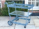 Brown Jordan Vintage Indoor/Outdoor Tiered Bar Cart