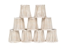 Set Of Nine Quality Diminutive Lamp Or Chandelier Shades