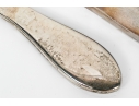 Group Of Three Antique Bone And Silver Letter Openers