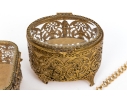 Collection Of Fashion And Limoge Brooches, Necklace And Two Jewelry Boxes