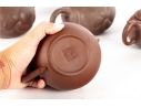 Collection Of Five Traditional Chinese Yixing Zisha Clay Teapots