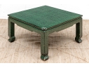 Chic Green Chinoiserie Cocktail Table