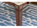 Quality Hepplewhite Style Painted Medallion Back Armchair